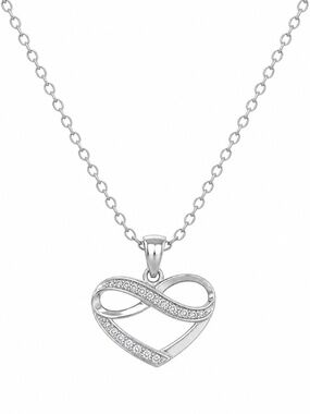 NWT Infinity Heart Necklace